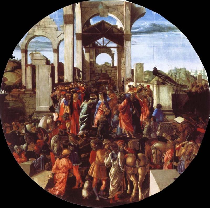 Sandro Botticelli The adoration of the Konige